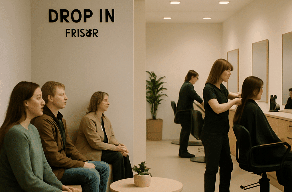 Drop in frisør i Aarhus – Få klip uden tidsbestilling